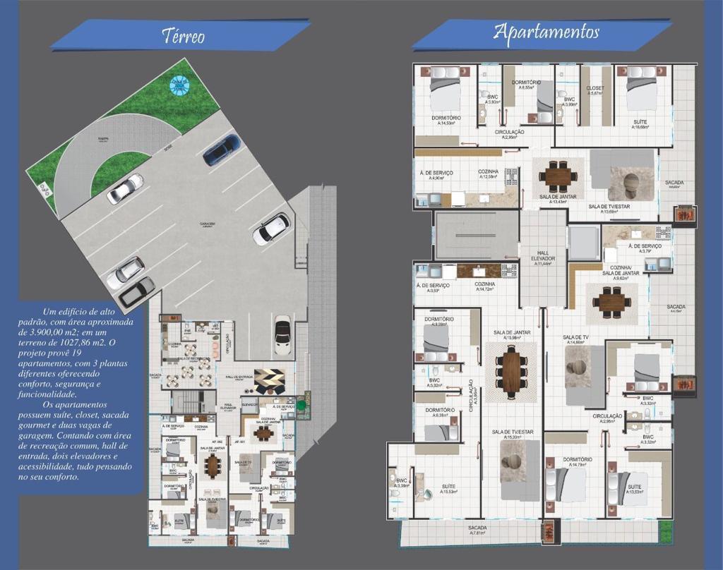 🏢APTO NA PLANTA – COND. GUARÁ🏢